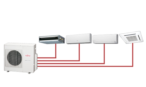 DL27500 Điều hòa Multi Fujitsu 30.000BTU 2 chiều AOAG30LAT4