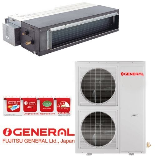 34,490k Điều hòa nối ống gió General 1 chiều 45.000Btu ARG45ALC3/AOG45APA3L