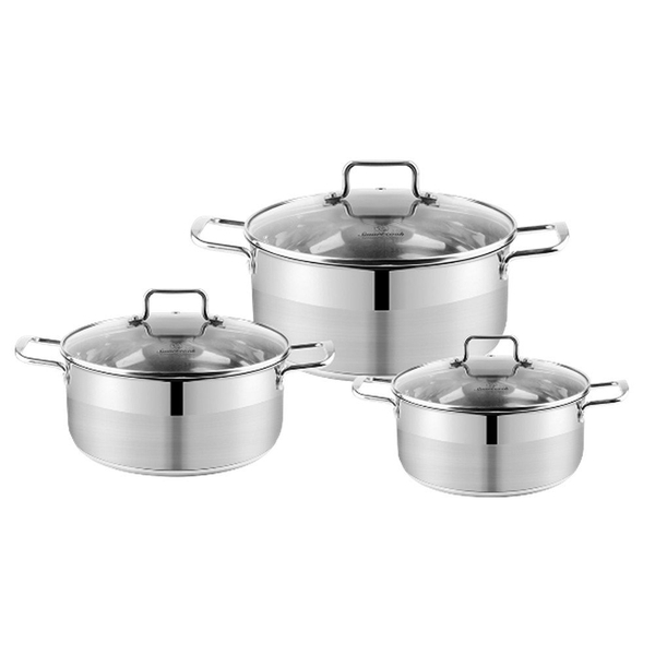 Bộ nồi inox Smartcook SM2107MN size nồi 16, 20 , 24cm