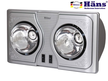 11TGD730 Đèn sưởi nhà tắm Hans 2 bóng H2B