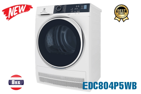 12,850k Máy sấy ngưng tụ Electrolux 8kg EDC804P5WB