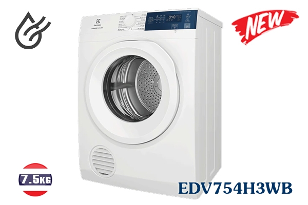 7,350k Máy sấy thông hơi Electrolux 7.5 kg EDV754H3WB