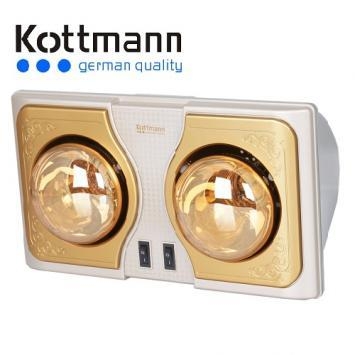 1TGD750 Đèn sưởi 2 bóng treo tường Kottmann K2BH