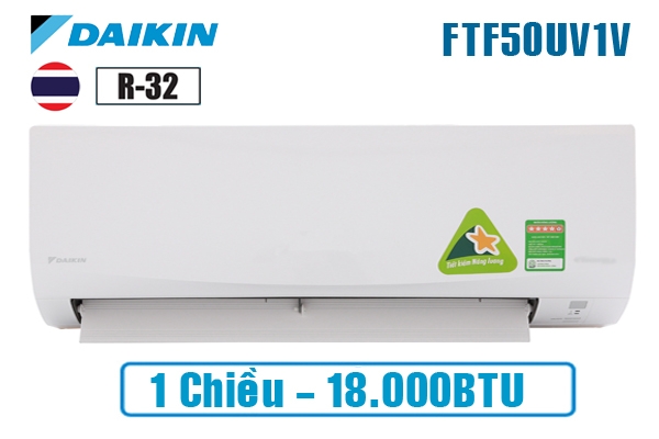 14,150k Điều hòa Daikin 18000BTU 1 chiều FTF50XV1V