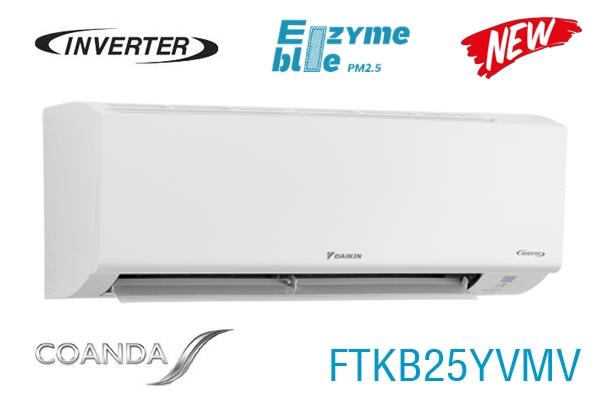 8,100k Điều hòa Daikin 9000 BTU inverter 1 chiều FTKB25YVMV