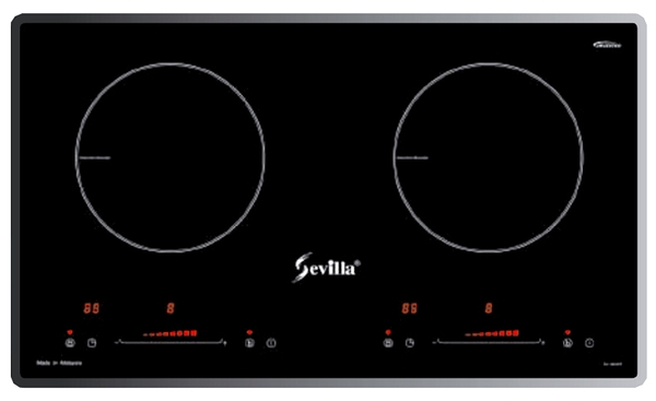 SỐC : Tặng hút mùi Bếp từ âm 2 vùng nấu Sevilla SV-M200T Made in Malaysia
