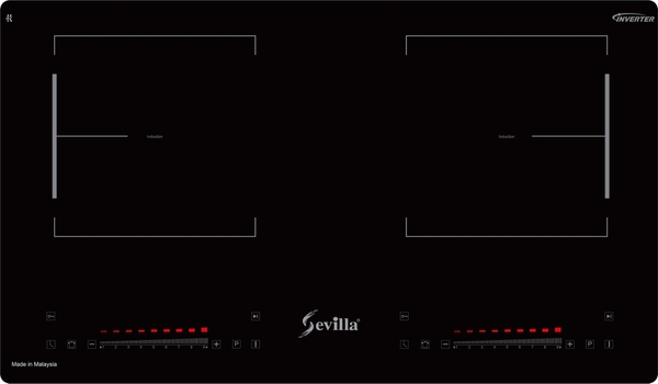 SỐC : Tặng hút mùi - Bếp từ âm 2 vùng nấu Sevilla SV-M26 - Made in Malaysia