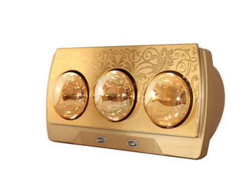 1.500k - HE3BR - Đèn sưởi nhà tắm 3 bóng có điều khiển Heizen HE3BR