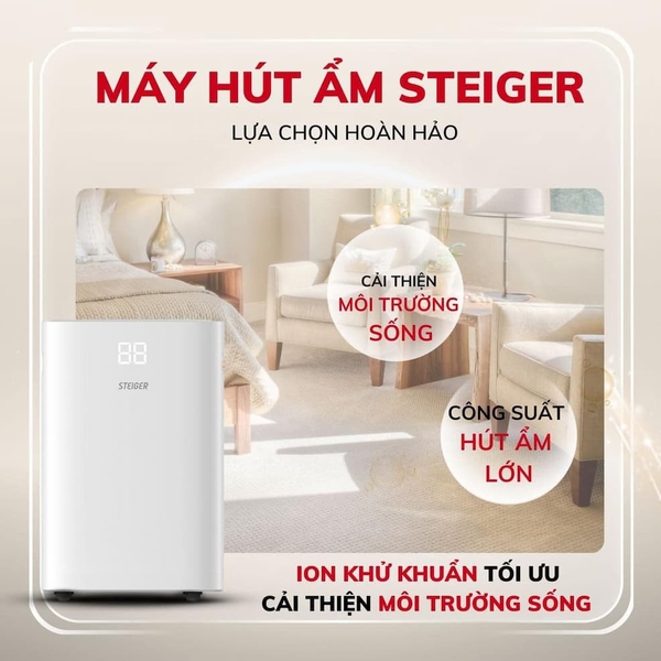 DL4950 Máy hút ẩm Steiger STG - 820DW