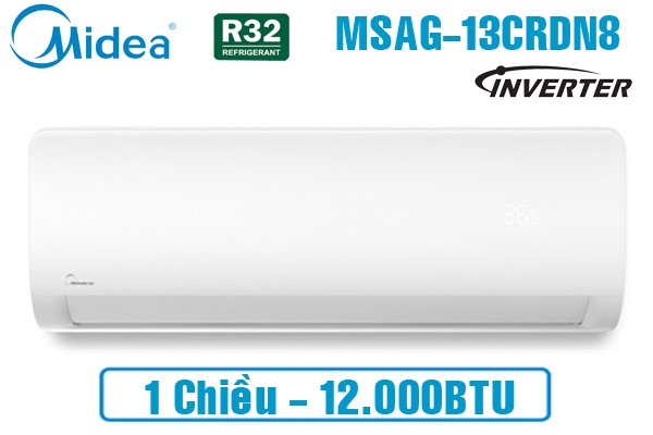 6,400k Điều hòa Midea inverter 12000BTU 1 chiều MSAGII-13CRDN8