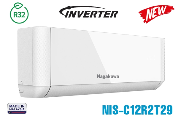 6,000k Điều hòa Nagakawa inverter 12000BTU 1 chiều NIS-C12R2T29