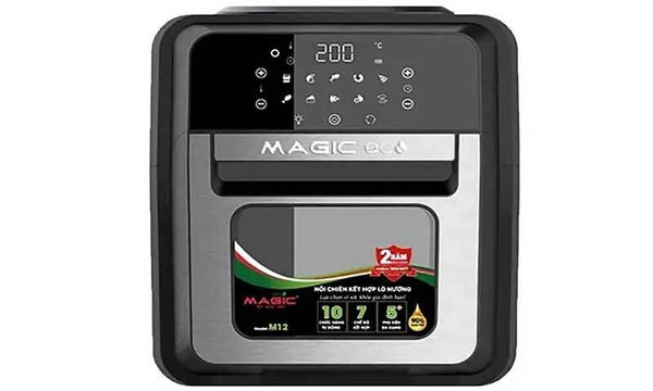 Nồi chiên không dầu kết hợp nướng điện tử Magic Eco M-12     giá SỐC:      2,683,000