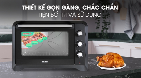 Lò nướng Sanaky LN.VH809S2D 80 lít