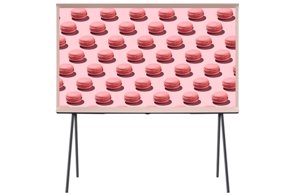 Smart Tivi Kiểu Chữ I Có Chân The Serif QLED Samsung 4K 55 inch QA55LS01BP