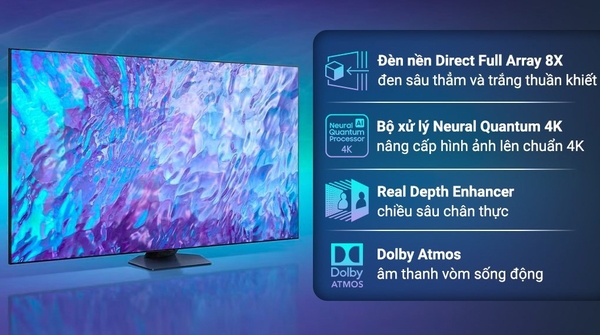 18,750k Smart Tivi QLED 4K 65 inch Samsung QA65Q80C