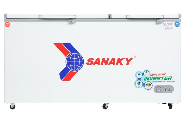 12,850k Tủ Đông Sanaky Inverter VH-6699W3 2 Ngăn 1 Đông 1 Mát 485 Lít