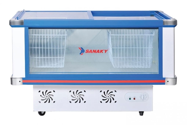 Tủ mát nằm ngang Sanaky VH299K dàn lạnh đồng 278 lít