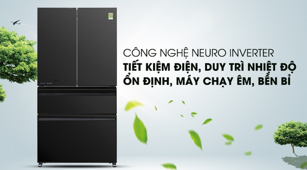 29,790k Tủ lạnh Mitsubishi Electric Inverter 564 lít MR-LX68EM-GBK-V