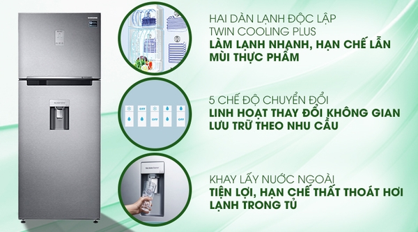 Tủ lạnh Samsung Inverter 442 lít RT43K6631SL/SV