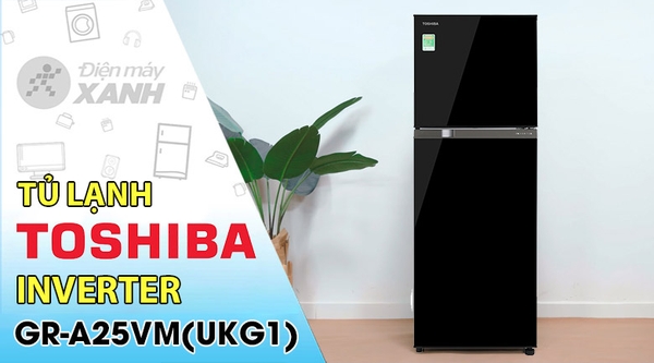 4.750k Tủ Lạnh Toshiba Inverter 194 Lít GR-A25VM(UKG1) 2 Cánh
