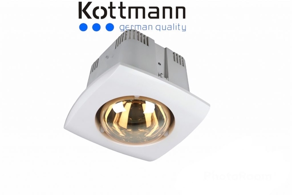 Giá giảm SỐC: 390k - K1A - KOTTMANN Đèn sưởi âm trần 1 bóng công tắc Công suất 275w Bảo hành 3 năm