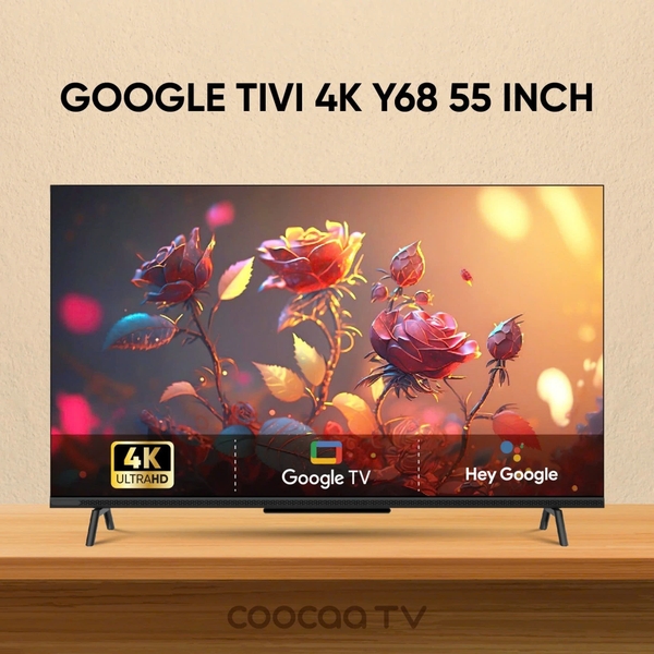 AV6650 Google Tivi Coocaa 4K 55 inch 55Y68