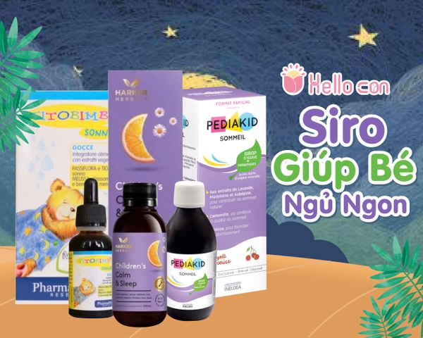 Siro giúp bé ngủ ngon