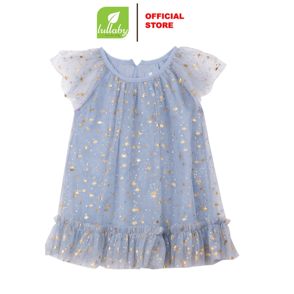 Lullaby Đầm voan 2 lớp NH195V - Ghi - 1,2,3Y