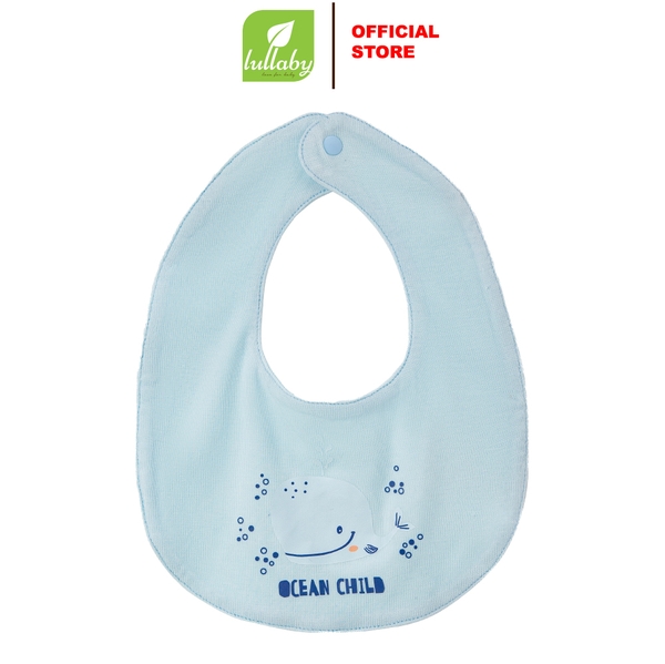 Lullaby Yếm bấm cúc NH354N - Xanh blue - 3M