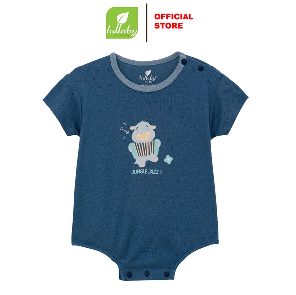 Lullaby Body bé trai NH377N - Xanh navy - 3,6,9M