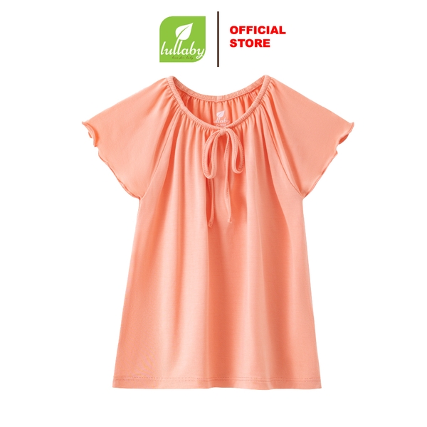 Lullaby Đầm chun cổ NH415N - Hồng Nhạt - 9,12,18,24M,3Y