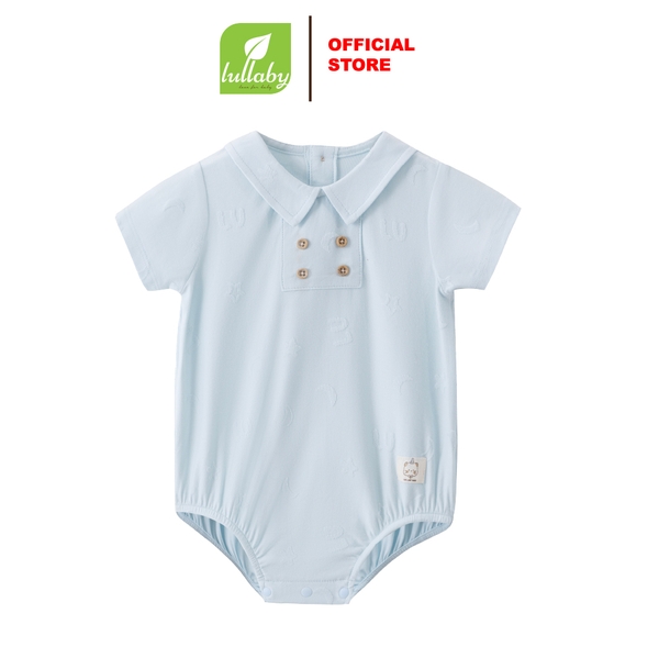Lullaby Body bé trai cộc tay NH432N - Xanh blue - 9M
