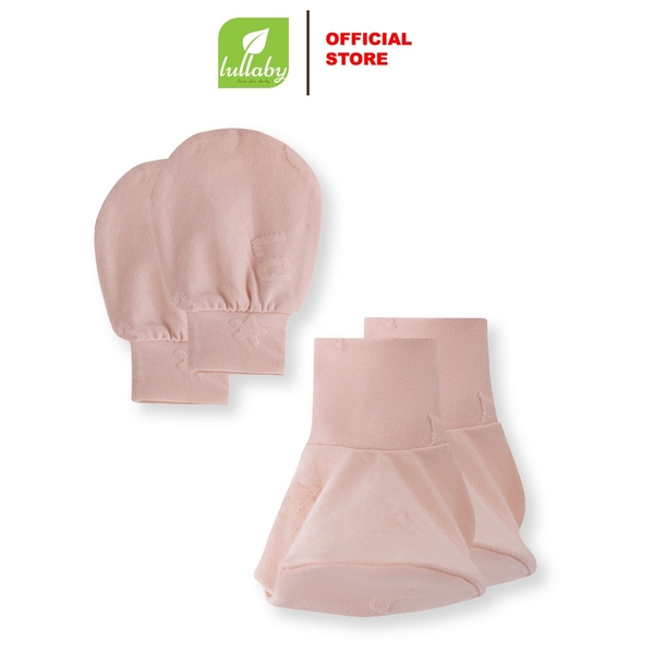 Lullaby Set bao tay + bao chân NH439N - Hồng