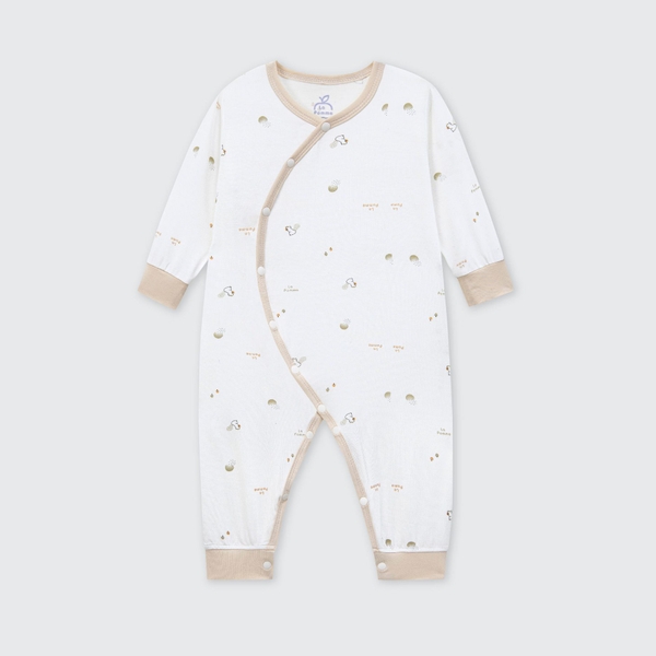 Body dài tay La Pomme Họa tiết bé xinh - Newborn,0M,3M Be