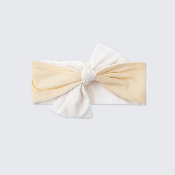 Băng đô La Pomme little flower - Trắng