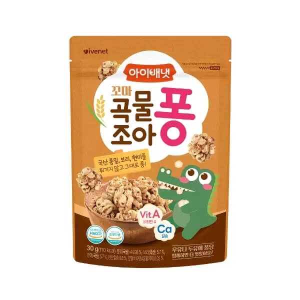 Bánh bỏng ngô Ivenet kids trên 2 tuổi 30g