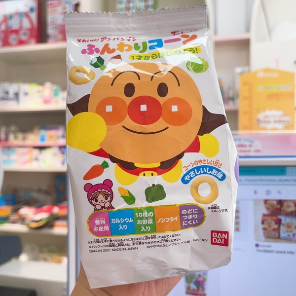 Bánh snack vị bắp ăn dặm Tohato 25g 12M+