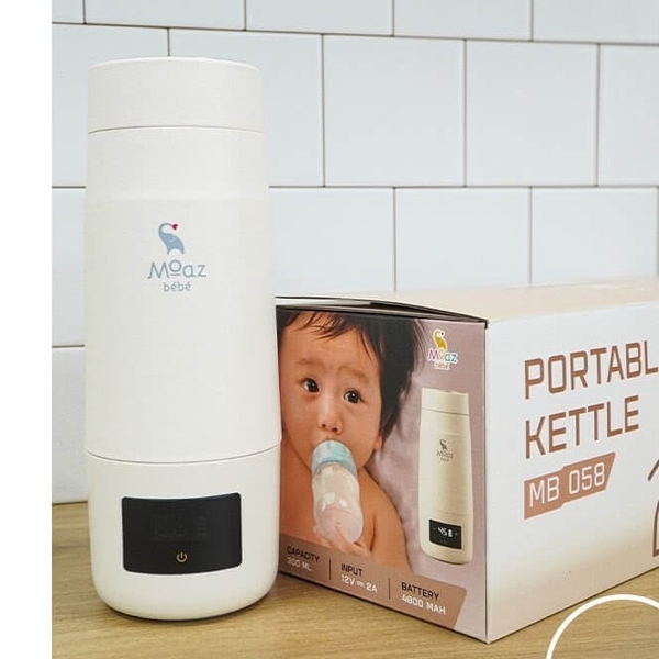 Bình đun nước pha sữa di động Moaz BéBé MB-058