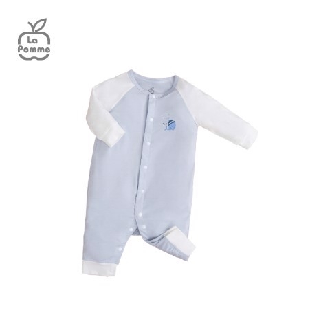 Body Dài Tay La Pomme Puppy  Xanh bạc hà 2 (Newborn, 0M, 3M)