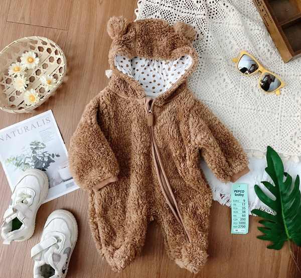 Body lông tai gấu màu nâu
