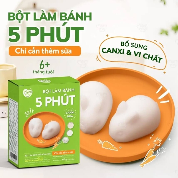 Bột làm bánh thỏ núng nính Măm my 6M+