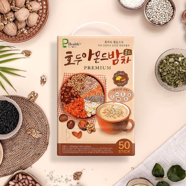 Ngũ cốc lợi sữa Premium Collagen PL Health Hàn Quốc ( Hộp 50 gói)
