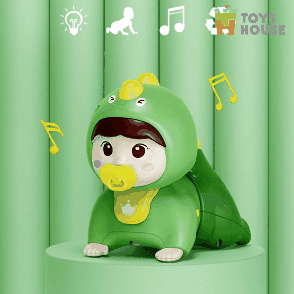 Búp bê tập bò có nhạc Toys house xanh