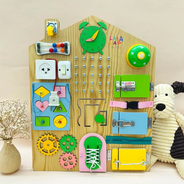 Busy board khối màu vân của Lalala Baby