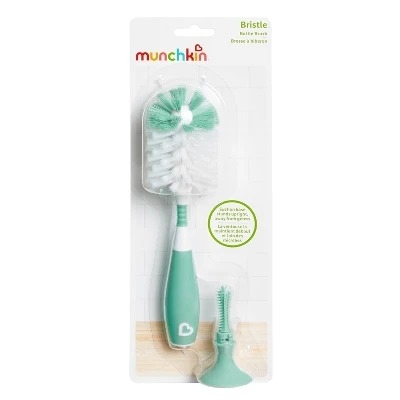 Cọ bình sữa núm ti Munchkin deluxe màu xanh lá