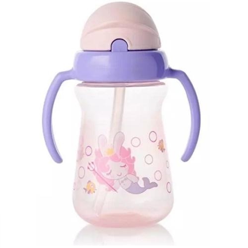 Cốc uống nước bằng ống hút 2 tay cầm (Fairy) hình nàng tiên