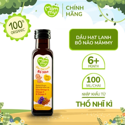 Dầu hạt lanh bổ não Mămmy 100ml