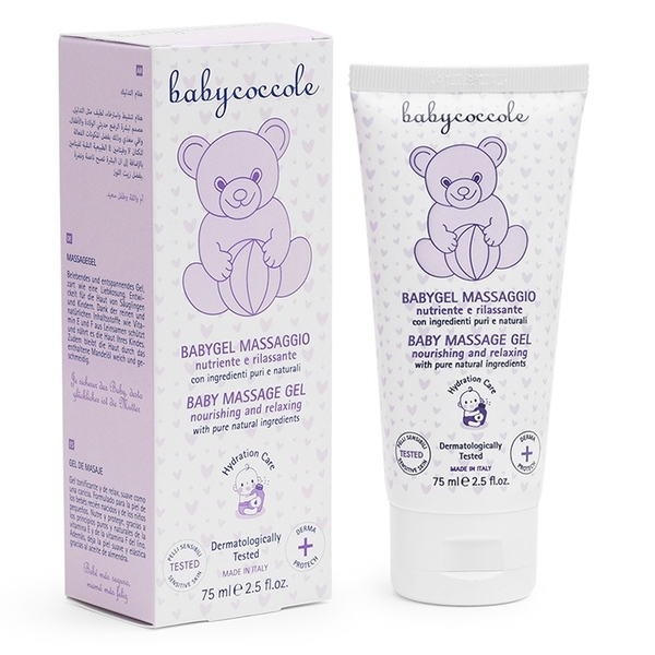 Gel massage Babycoccole chiết xuất hạnh nhân cho trẻ từ 0 tháng