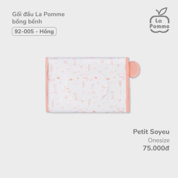 Gối đầu La Pomme bồng bềnh - Hồng