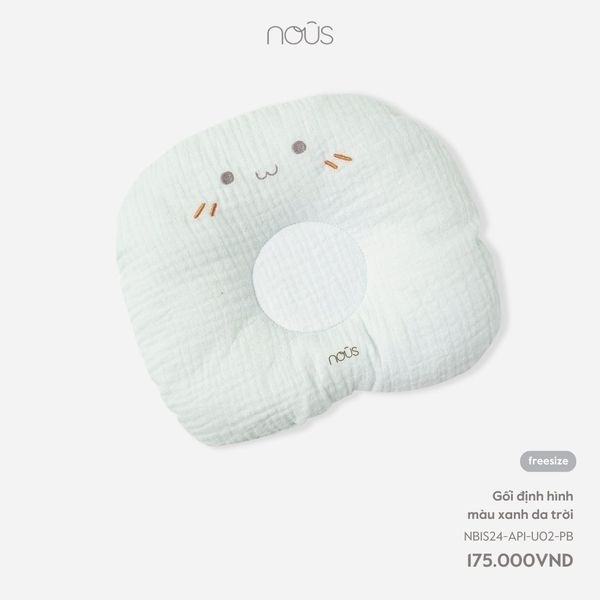 Nous - Gối định hình màu xanh da trời